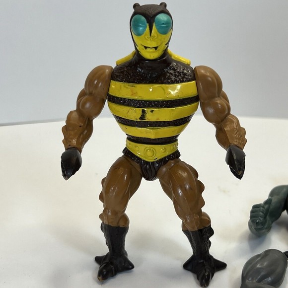 Masters Of The Universe Buzz Off & Stratos Action Figure Mattel 1983 for parts - Picture 2 of 9